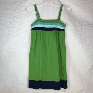 GUC- Gap Kids green & blue sundress/shirt Girls Lg